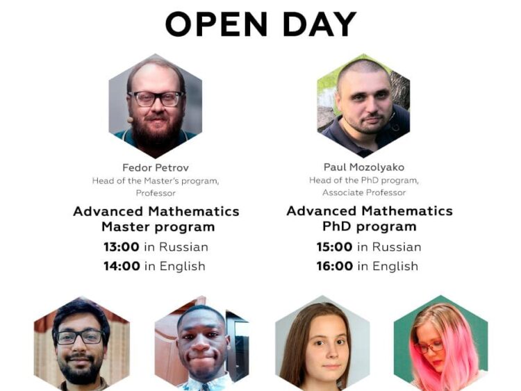 Open Day Online. Master and PhD programs