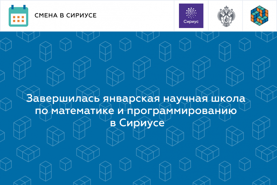 Завершилась январская научная школа по математике и программированию в Сириусе